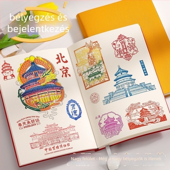 Notesz műbőr borítóval, varrott kötés, papír 100 g/m², 100–200 oldal, nyomtatható logóval testreszabható