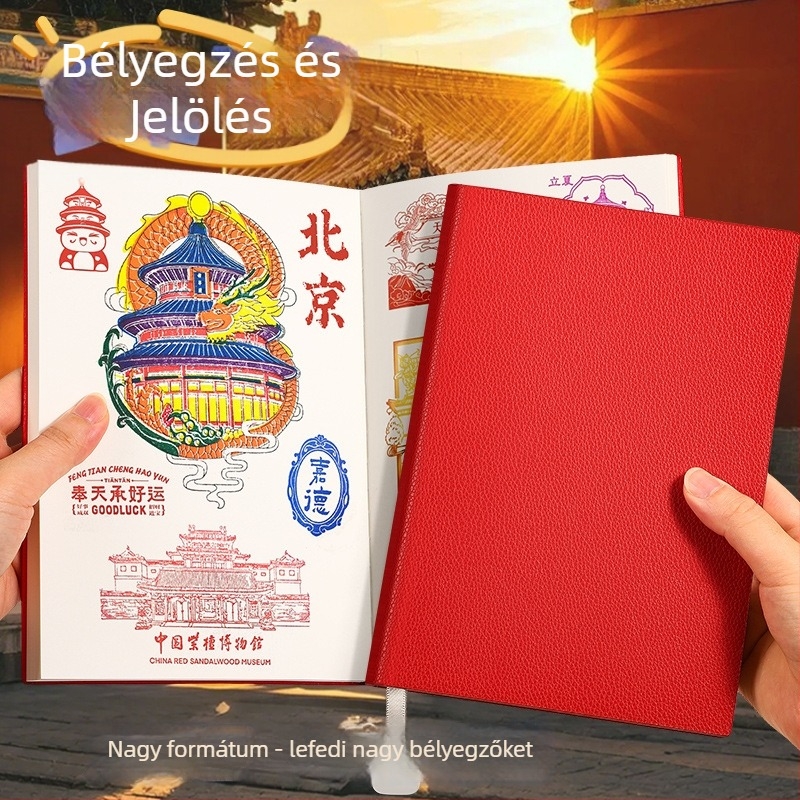 Notesz műbőr borítóval, varrott kötés, papír 100 g/m², 100–200 oldal, nyomtatható logóval testreszabható