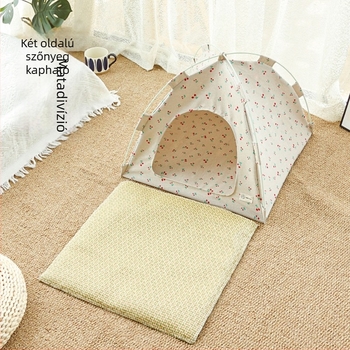 Peffy macskafészek – félig zárt, összecsukható, lélegző, mozgatható, textil