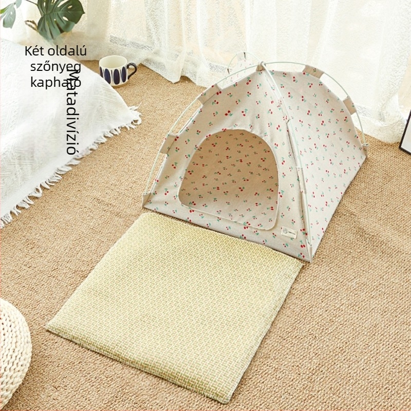 Peffy macskafészek – félig zárt, összecsukható, lélegző, mozgatható, textil