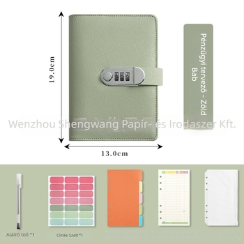 Prosperity notesz binder kötésű, műbőr borító, Dowling papír, 100 g papír, kreatív stílus