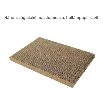 Macska kaparó tábla – cserélhető mag, téglalap alakú hullámkarton papír, Nagayama, 100 darab, egyszerű stílus