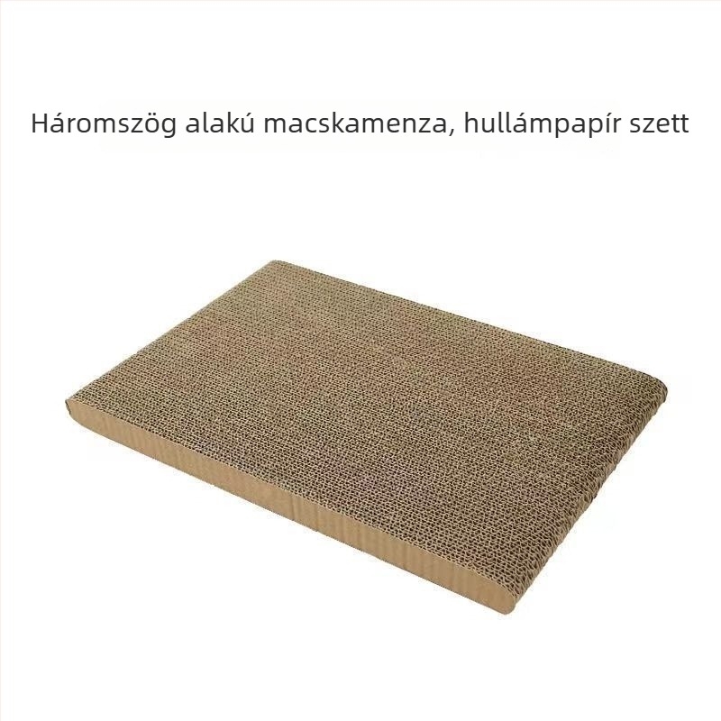 Macska kaparó tábla – cserélhető mag, téglalap alakú hullámkarton papír, Nagayama, 100 darab, egyszerű stílus