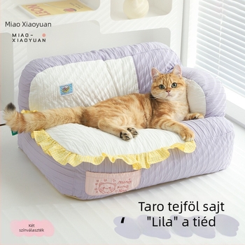 Macska-kanapéágy – téli melegség, nem hullik szőrszál, levehető és mosható, textil anyag