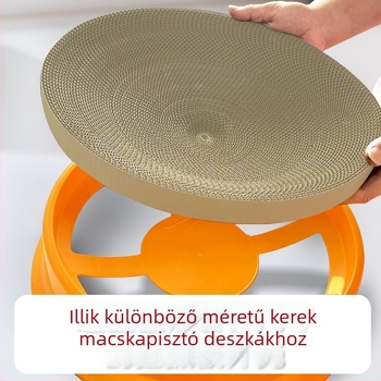 Hullámkarton cserélhető mag körkörös macska karmoló táblához és macska odúhoz