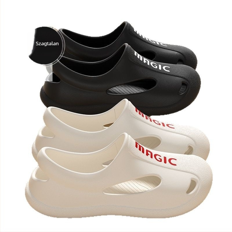 Férfiaknak szánt szandál EVA felsőrésszel és EVA talppal, zárt orrú Baotou stílusban, vízálló és csúszásmentes