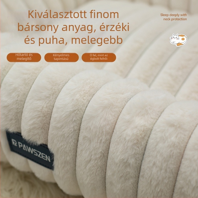 Osley macska odú - kopásálló, egész éves plüss, csíkos mintázat