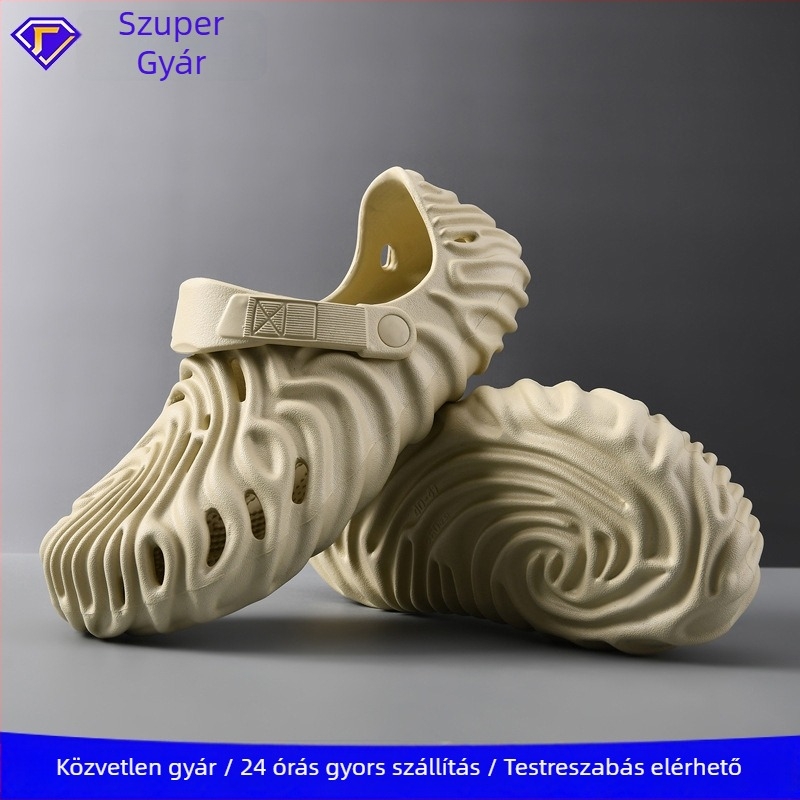 EVA papucsok férfiak és nők számára, zárt orrú, Slip-On, lélegző, csúszásmentes, injekciós formázás