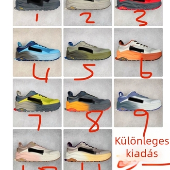 Cross-country futócipők – elöl fűzőzár, hálós felsőrész, alacsony felső rész, természetes gumitalp