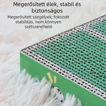 Macska kaparó falikép, hullámkarton papír, rajzfilm stílusú, 30 darabos csomag