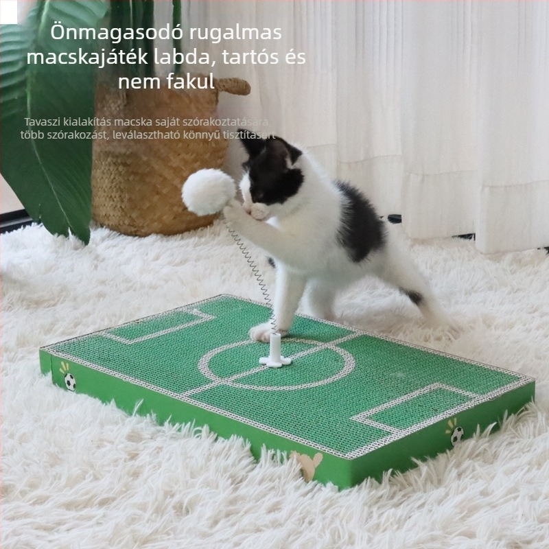 Macska kaparó falikép, hullámkarton papír, rajzfilm stílusú, 30 darabos csomag