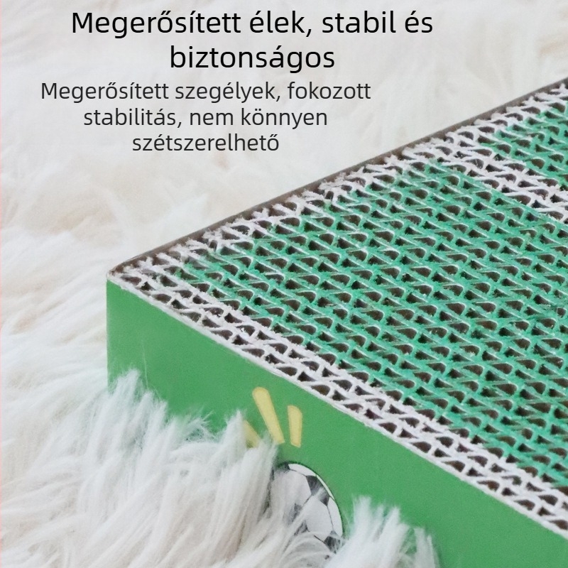 Macska kaparó falikép, hullámkarton papír, rajzfilm stílusú, 30 darabos csomag