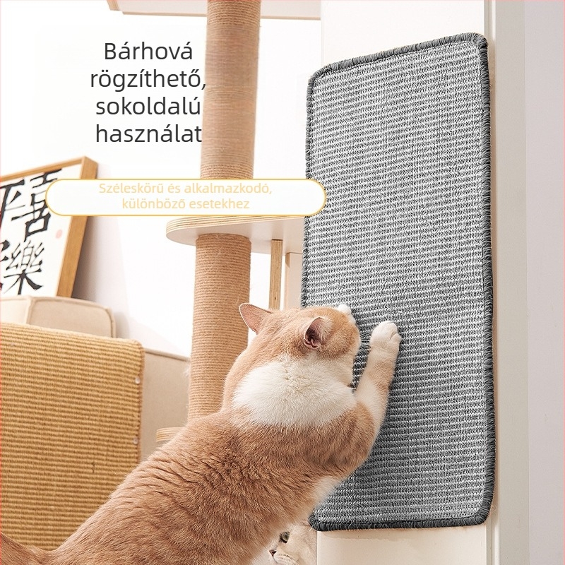 Dan pet Sziszál macska karmoló falra szerelhető, egyszerű stílus, 40 darabos csomag