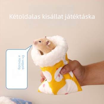 Minden évszakban szellőző meleg odú kisállatok számára — hörcsög és cukorglidér