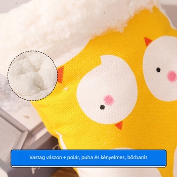 Minden évszakban szellőző meleg odú kisállatok számára — hörcsög és cukorglidér
