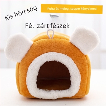 Téli meleg, fleece-belelt kisállatodú hörcsögöknek, nyulaknak és madaraknak