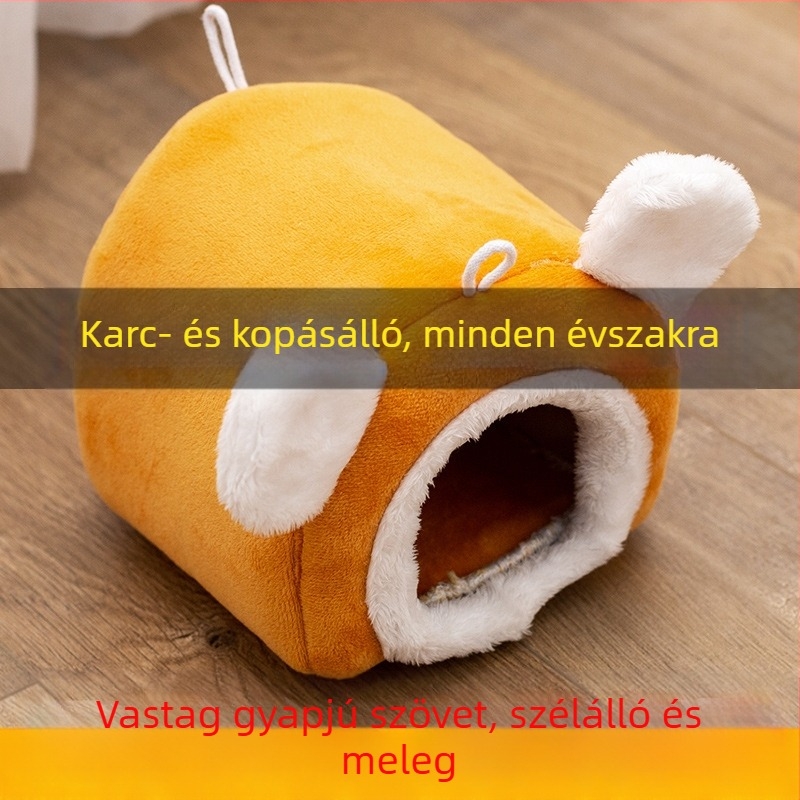 Téli meleg, fleece-belelt kisállatodú hörcsögöknek, nyulaknak és madaraknak