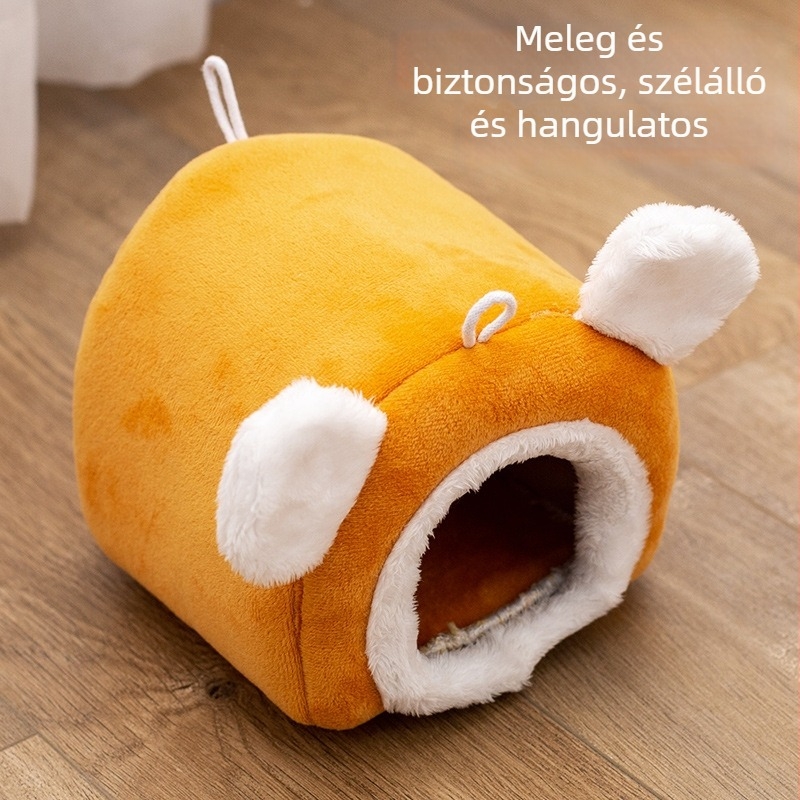Téli meleg, fleece-belelt kisállatodú hörcsögöknek, nyulaknak és madaraknak