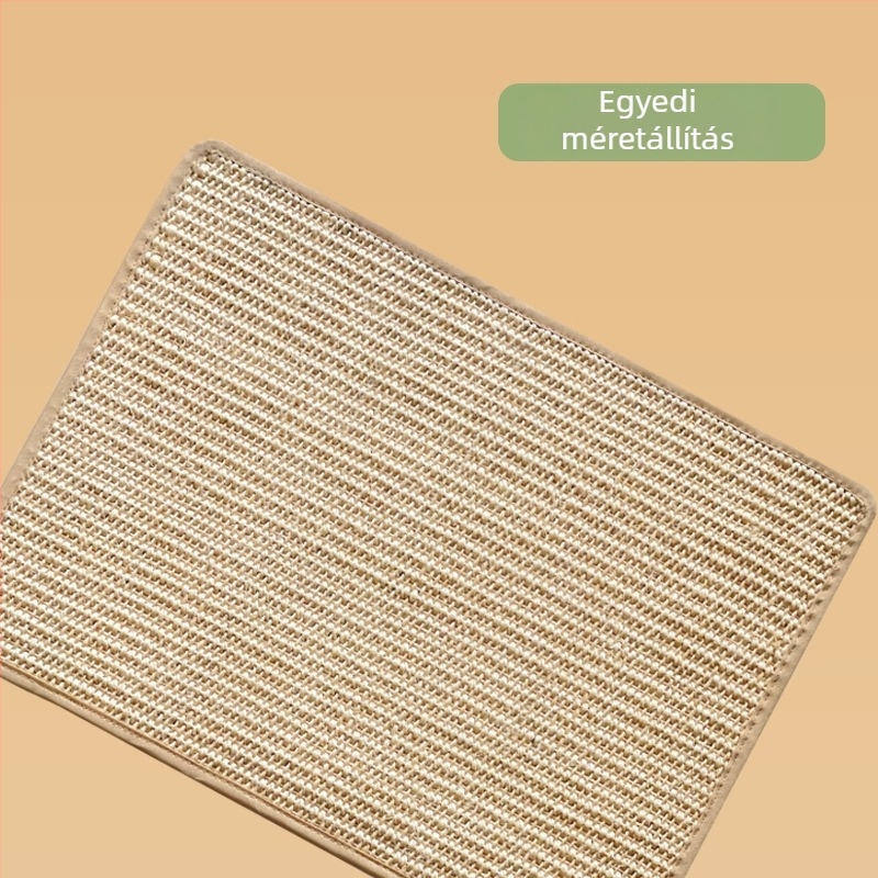 Macska kaparó párna szizálból, egyszerű stílus