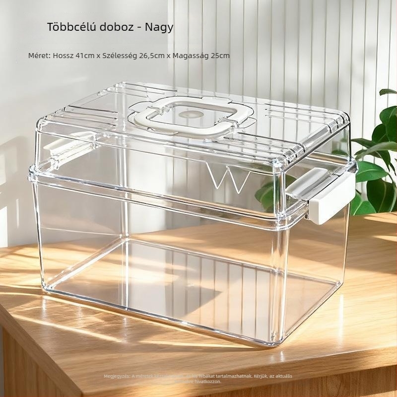 Hörcsög ketrec – műanyag, téglalap alakú, vízálló, hordozható, könnyen tisztítható