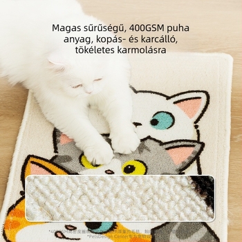 Macska karmoló matrac sisalból – Rajzfilm-stílus – Modell: 2410MJML9742 – Macska játék