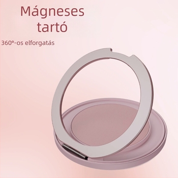 X7 kétoldalas mágneses asztali telefonállvány 360°-os forgással és gyűrűs tartóval