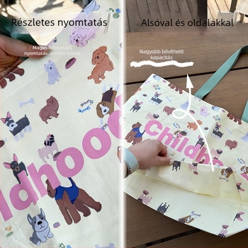 Haohai PP kézitáska ruhákhoz, szőtt csomagoló táska, napi gyártási kapacitás 50 000