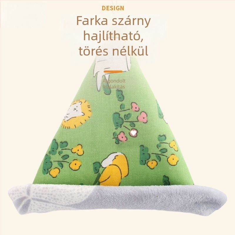 Nemes acélból készült hörcsögfészek – kiegészítő a hörcsög élőhelyéhez, nem importált, márka: Egyéb