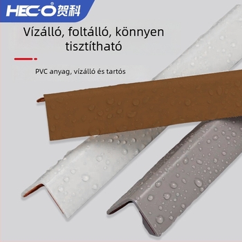 Puha PVC sarokvédő csíkok falakhoz, nappali dekoráció (Márka: He ke; Csomagolás: 70 db)