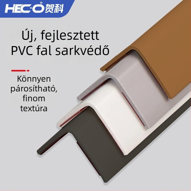 Puha PVC sarokvédő csíkok falakhoz, nappali dekoráció (Márka: He ke; Csomagolás: 70 db)