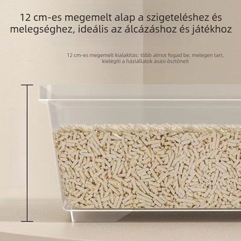 Aranyszőrű hörcsög ketrec – nagy méretű luxus villa, tág belső tér, szökésbiztos