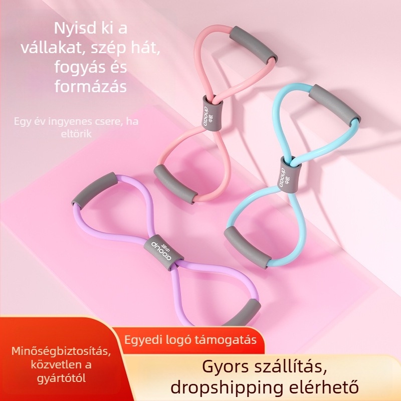 TPE Ellenállás Puller vállnyitáshoz és hátformázáshoz, fitnesz és jóga heveder, egyrészes kialakítás, tiniknek és felnőtteknek