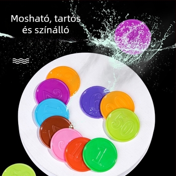 Testreszabható 38 mm-es PS chipek pókerhez és mahjonghoz – Kopásálló műanyag tokenek