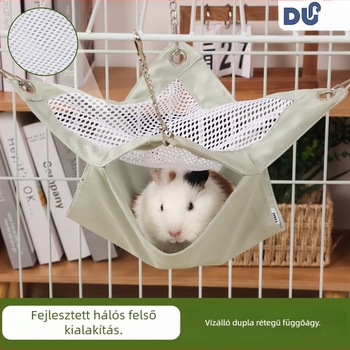 Hörcsög-hammock kisállatok számára – minden évszakra alkalmas, szellőző és vízálló anyag