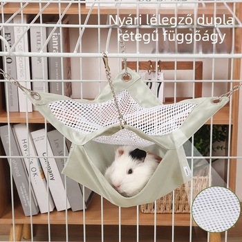 Hörcsög-hammock kisállatok számára – minden évszakra alkalmas, szellőző és vízálló anyag
