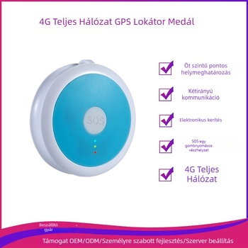 4G GPS nyomkövető idős és gyerekek számára, anti-vesztés medál, kétirányú hívás, IP67 vízálló, modell G53