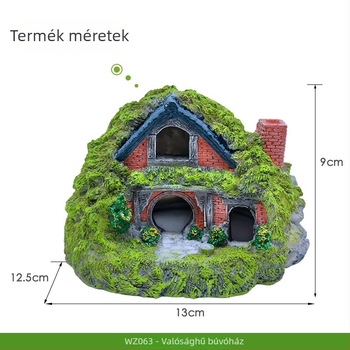Terráriumi tájkép kő díszítés akváriumhoz és odú hüllőkhöz (Manu, ~245 g, 50 db/doboz, Landscaping stone)
