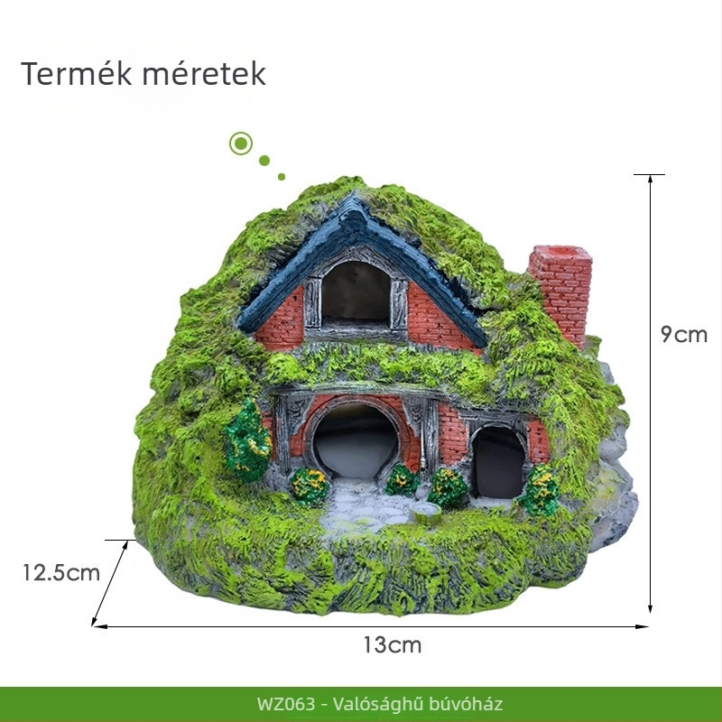Terráriumi tájkép kő díszítés akváriumhoz és odú hüllőkhöz (Manu, ~245 g, 50 db/doboz, Landscaping stone)