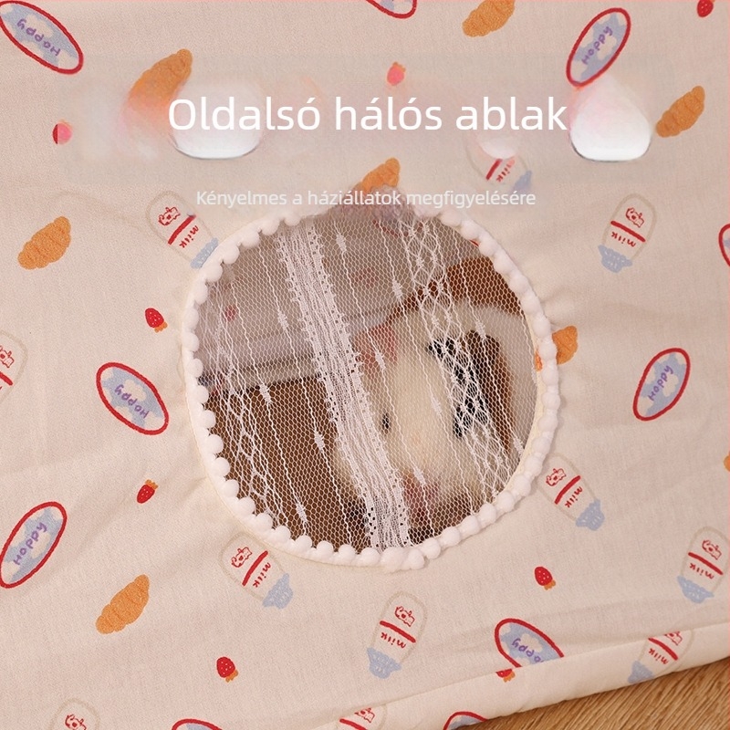 Guinea-pig, hörcsög, csincsilla és nyúl számára odúval, alagúttal és alvó sátorral