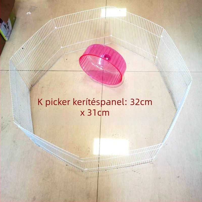 Vasból készült kisállat kerítés szett (hamster) — nyolc darabos készlet, Sally márka, anyag: huzal