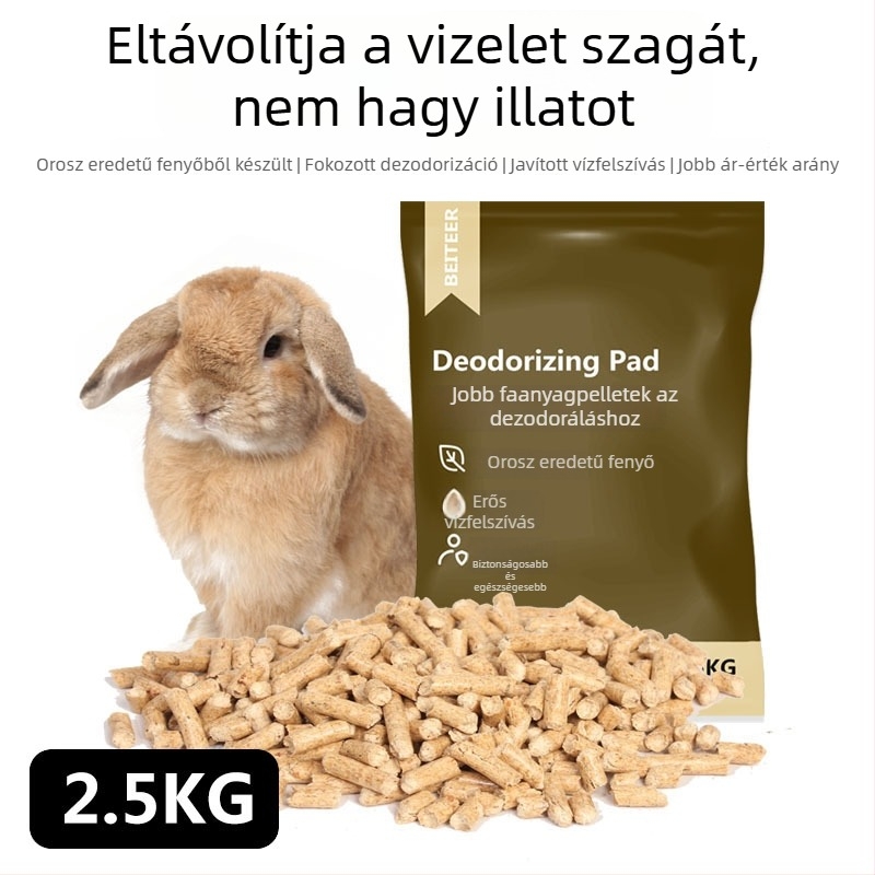 Fenyőfa alom kisállatoknak – dezodorált, rendkívül nedvszívó, nyulaknak, csincsilláknak, hamstereknek és tengerimalacoknak