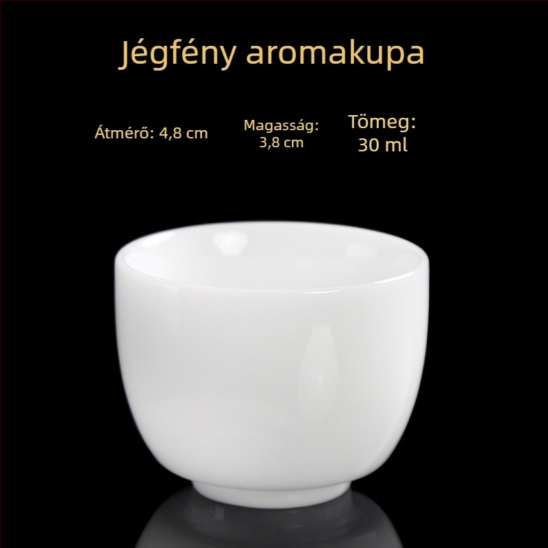 Porcelán teáscsésze, kézzel készített, új kínai stílus, Carved Jade Porcelain márka, személyes használatra