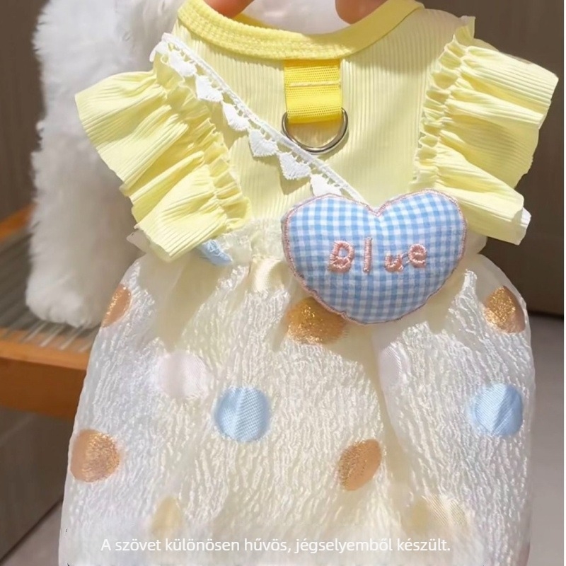 25 új kisállatruha — hercegnő-stílusú ruha Teddy, Bichon Frisé, Maltese és Pomeranian kölyökkutyáknak