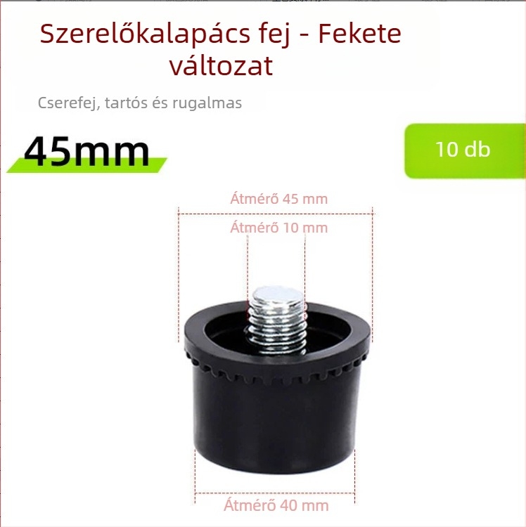 Gyerekeknek szóló textilnyomó készlet: mintázó kalapács, modell 002