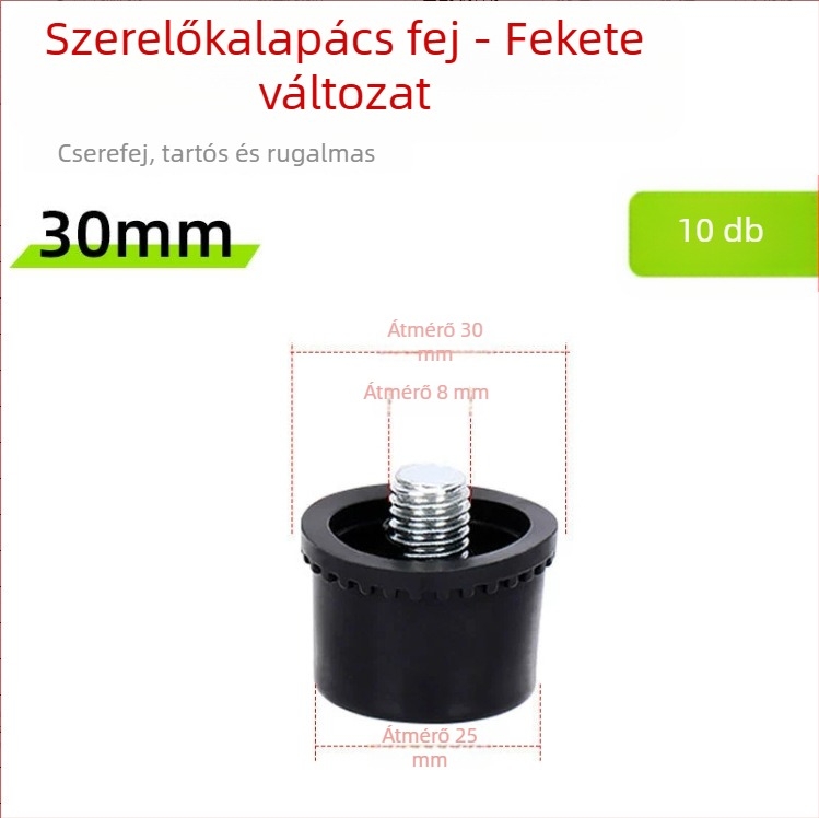 Gyerekeknek szóló textilnyomó készlet: mintázó kalapács, modell 002