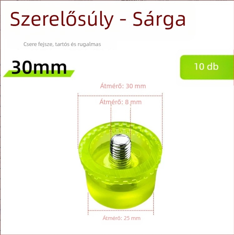 Gyerekeknek szóló textilnyomó készlet: mintázó kalapács, modell 002