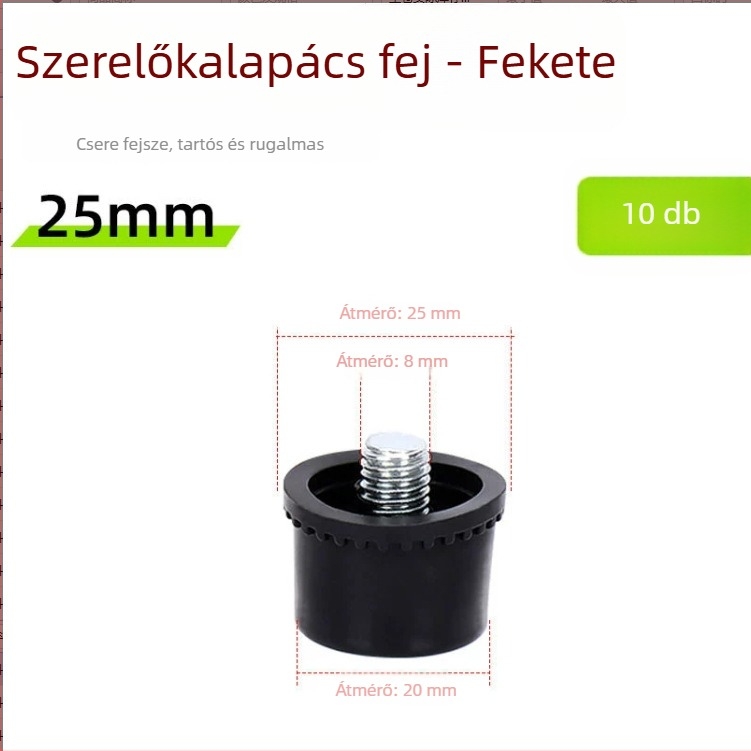 Gyerekeknek szóló textilnyomó készlet: mintázó kalapács, modell 002