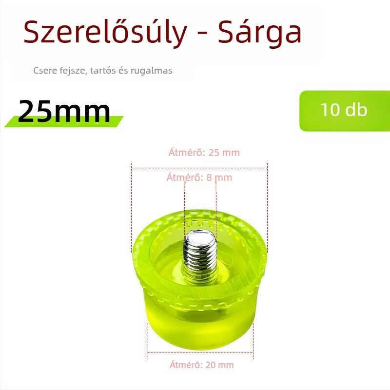 Gyerekeknek szóló textilnyomó készlet: mintázó kalapács, modell 002