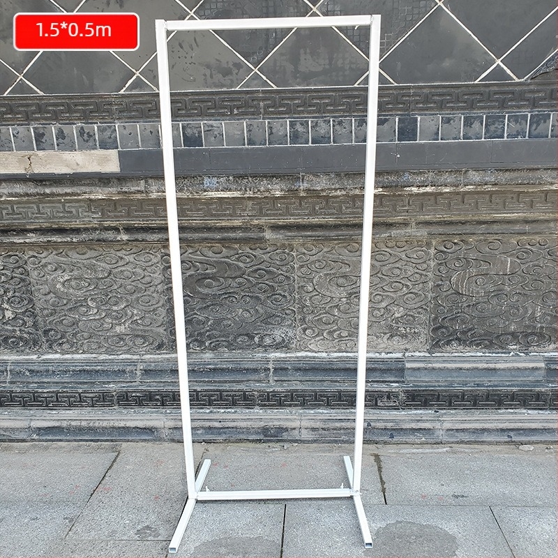 Geometriai vasból készült képernyő esküvői ív keret a színpadi dekorációhoz