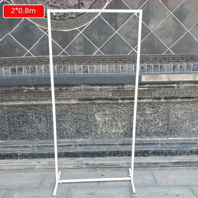 Geometriai vasból készült képernyő esküvői ív keret a színpadi dekorációhoz